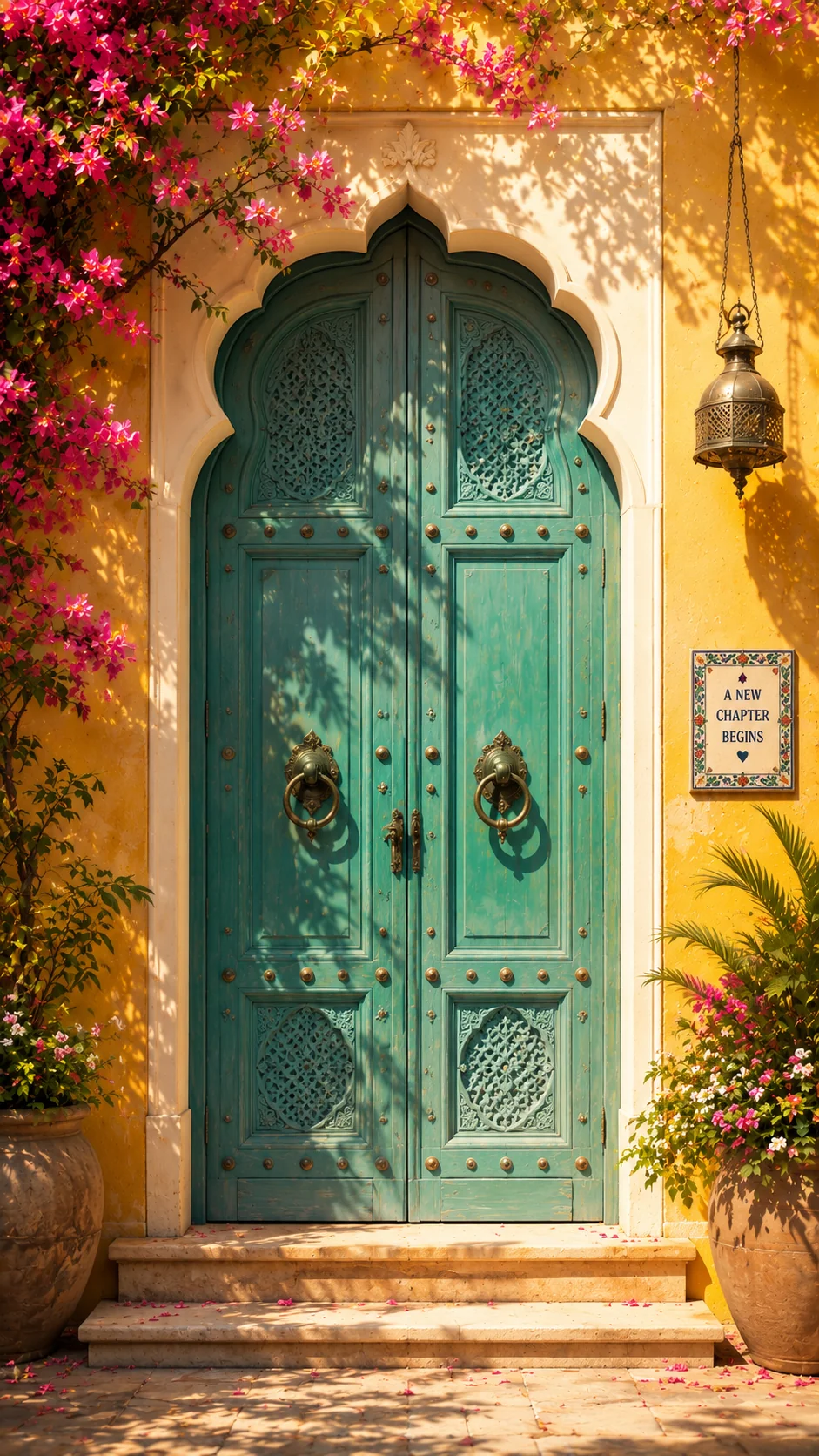 Door 3 - Moroccan Teal